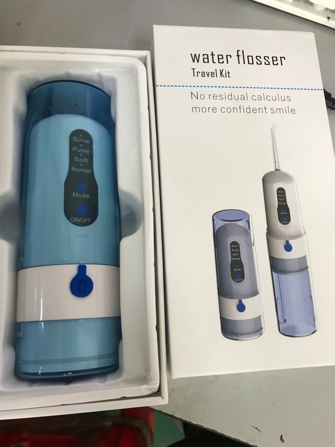 Portable Capsule Water Floss Electric Tooth Cleaner