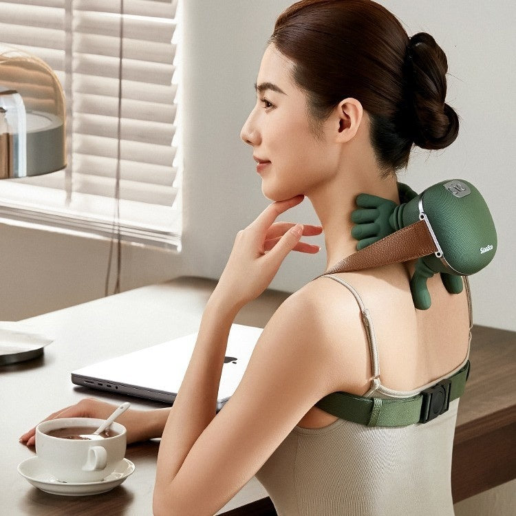 Cordless Neck, Shoulder & Back Massager – 4D Kneading + Heat Therapy