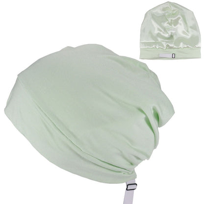 Spring And Autumn Adjustable Men's Satin Lined Hood