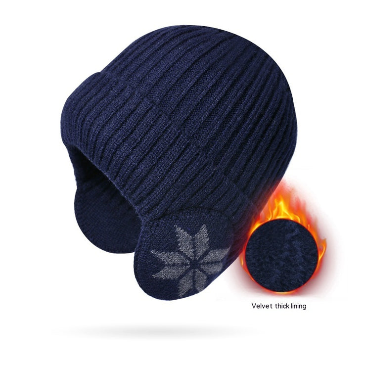 Thermal Knitting Woolen Cap Men&