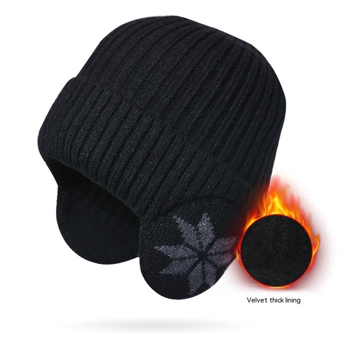 Thermal Knitting Woolen Cap Men&