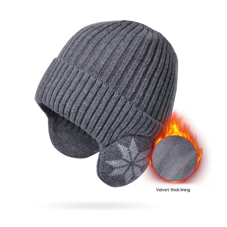 Thermal Knitting Woolen Cap Men&