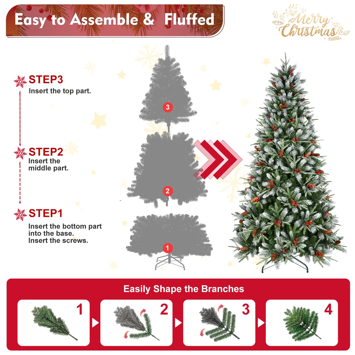 PVC Christmas Tree, Christmas Decorations