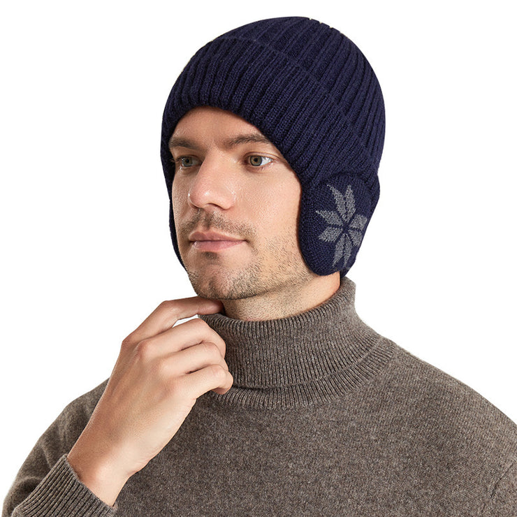 Thermal Knitting Woolen Cap Men&